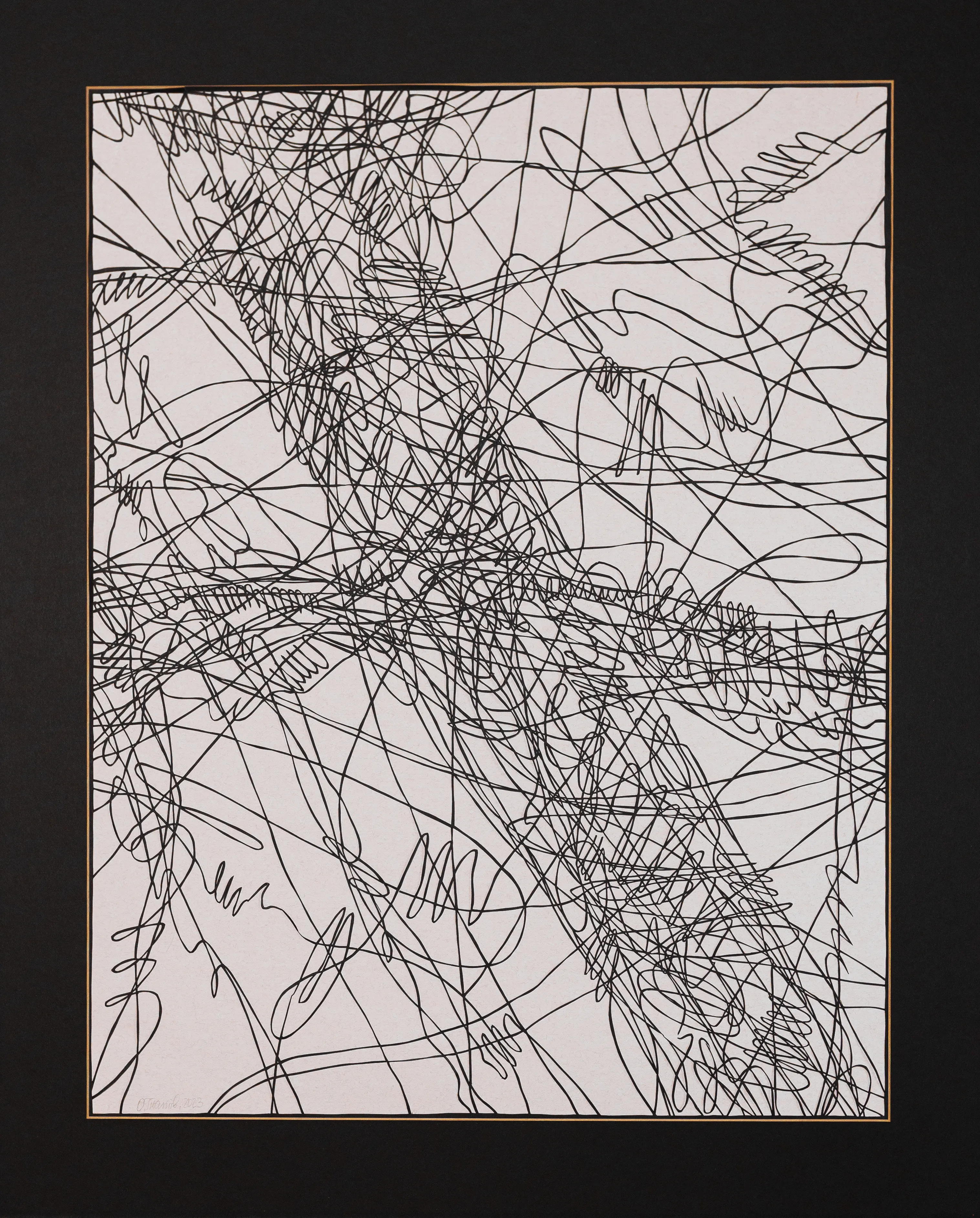 Image of Current by Olha Hnativ, size: 70х50, made of Paper, papercutting, Papercut medium, from Lviv, priced at $700 Photo 1 of 4.