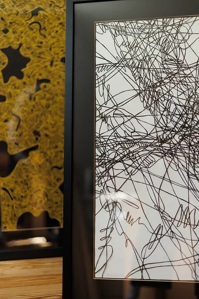 Image of Current by Olha Hnativ, size: 70х50, made of Paper, papercutting, Papercut medium, from Lviv, priced at $700 Photo 3 of 4.