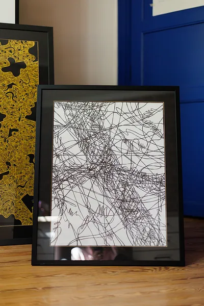 Image of Current by Olha Hnativ, size: 70х50, made of Paper, papercutting, Papercut medium, from Lviv, priced at $700 Photo 4 of 4.