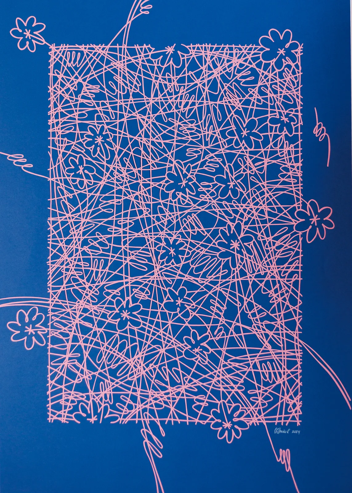 Зображення "Квітень" від Ольга Гнатів, розмір: 100x70cm, матеріали: Папір, витинанка, медіум: Витинанка, місто: Львів, ціна: $950 Фото 1 з 4.