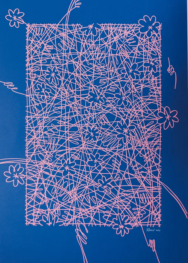 Зображення "Квітень" від Ольга Гнатів, розмір: 100x70cm, матеріали: Папір, витинанка, медіум: Витинанка, місто: Львів, ціна: $950 Фото 1 з 4.