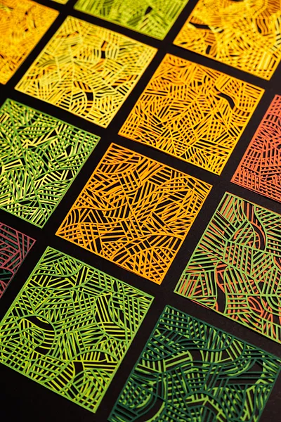 Image of Comforting piece by Olha Hnativ, size: 100х100, made of Paper, papercutting, Papercut medium, from Lviv, priced at $2000 Photo 2 of 4.
