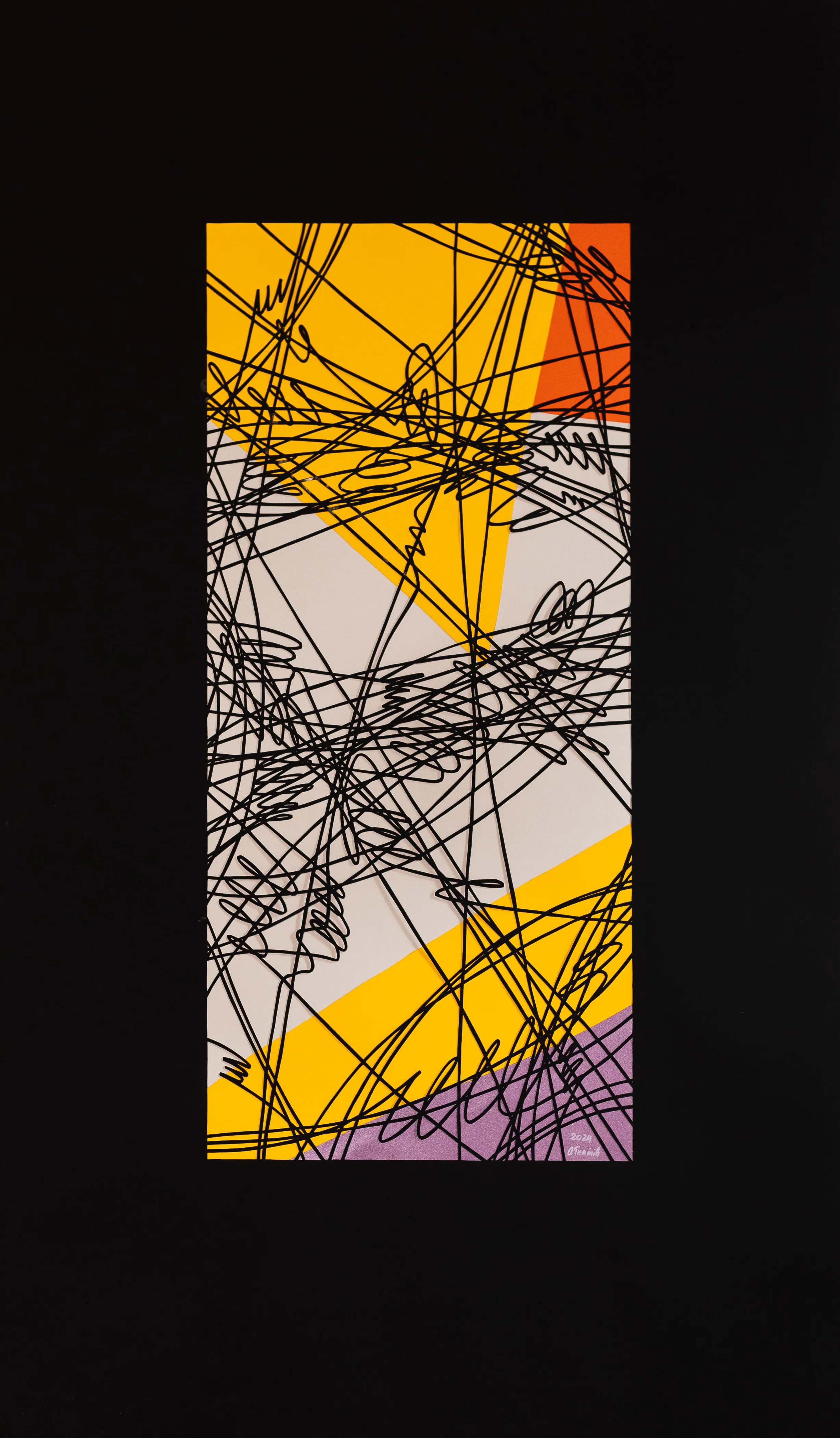 Зображення "Аплікація 1" від Ольга Гнатів, розмір: 100x60cm, матеріали: Папір, витинанка, медіум: Витинанка, місто: Львів, ціна: $700 Фото 1 з 3.