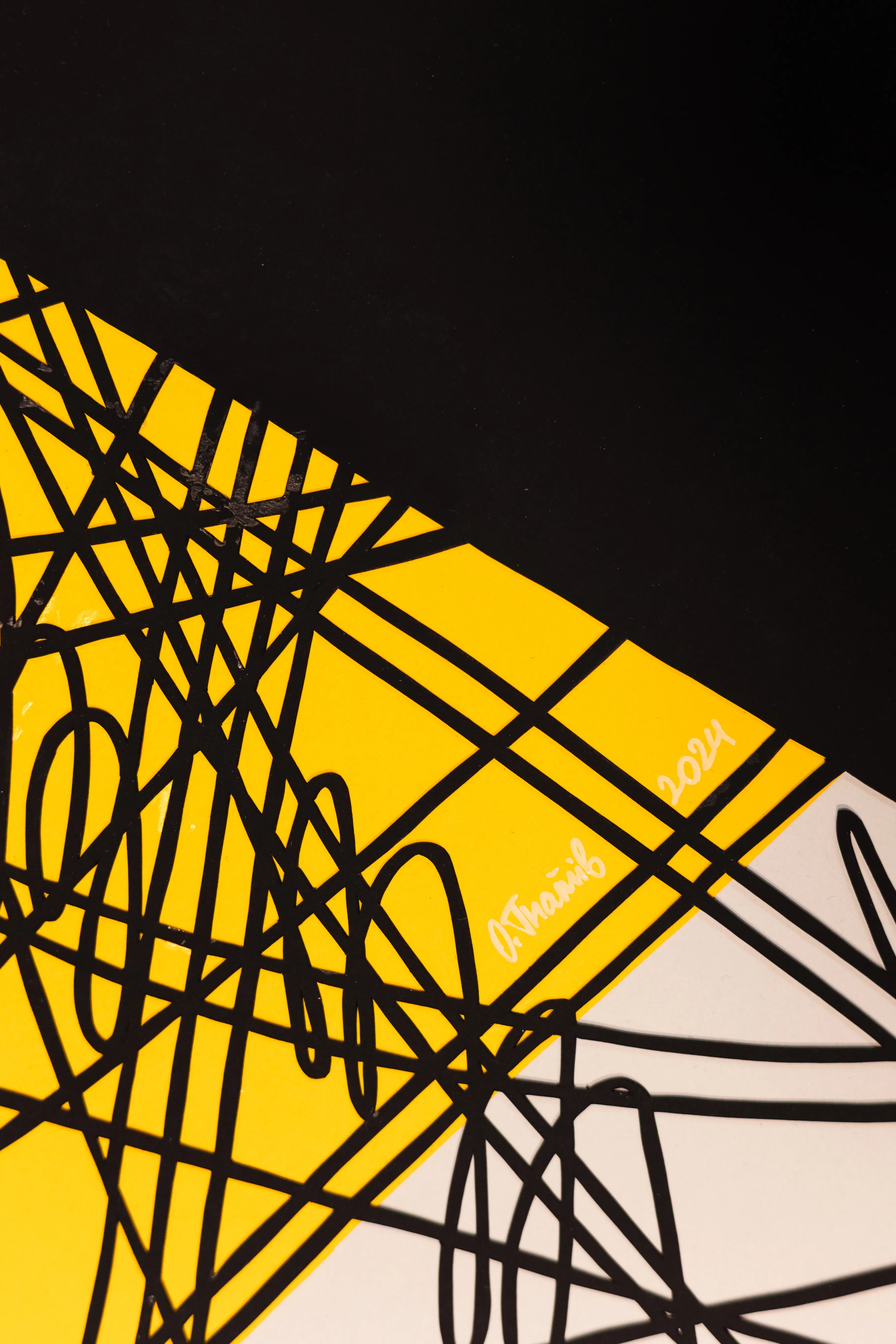 Image of Appliqué 3 by Olha Hnativ, size: 100x60cm, made of Paper, papercutting, Papercut medium, from Lviv, priced at $650 Photo 3 of 3.