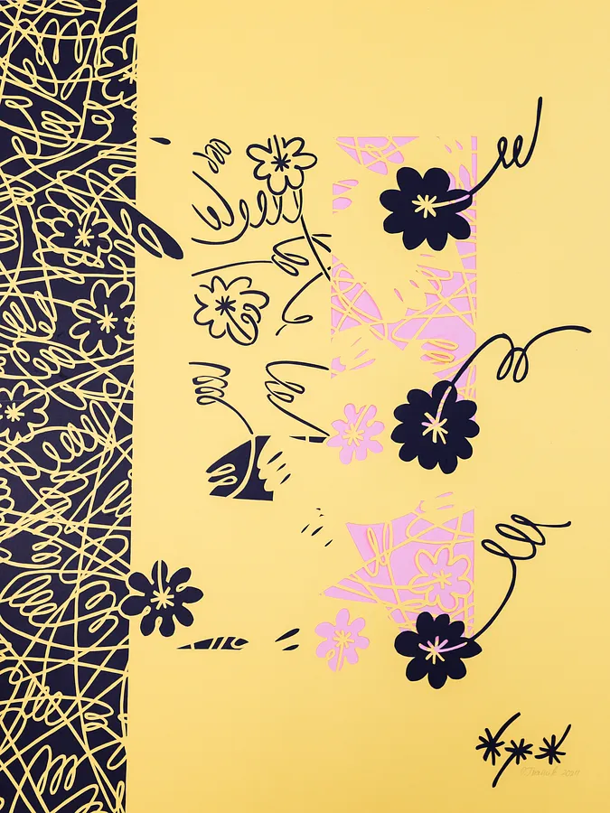Image of Floral by Olha Hnativ, size: 58х44, made of Paper, papercutting, Papercut medium, from Lviv, priced at $550