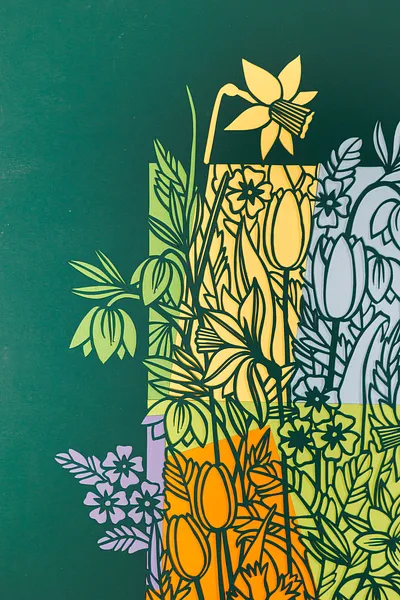 Image of Blossom by Olha Hnativ, size: 70х50, made of Paper, papercutting, Papercut medium, from Lviv, priced at $700 Photo 3 of 4.