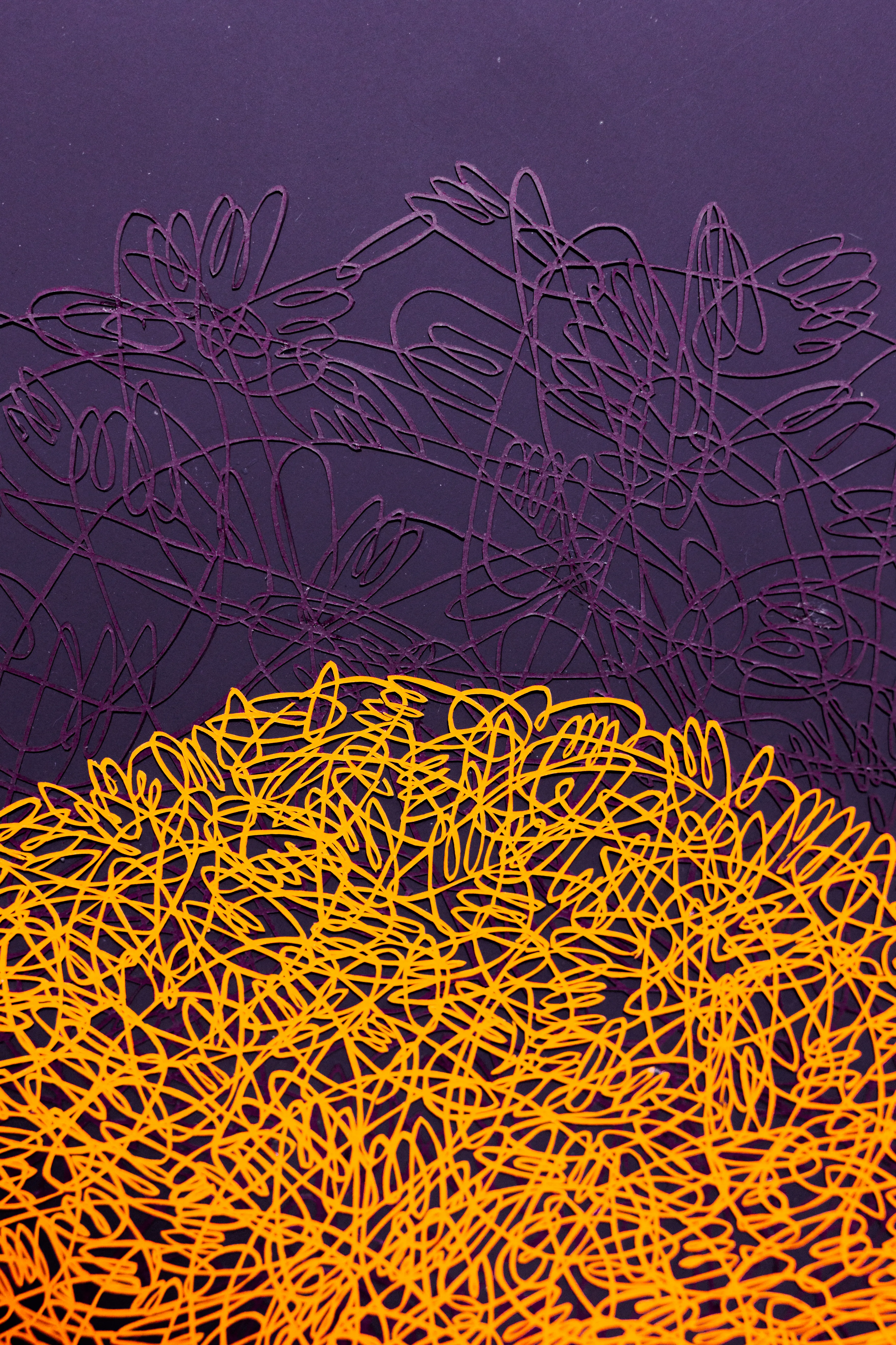 Image of Radiance 2 by Olha Hnativ, size: 60х60, made of Paper, papercutting, Papercut medium, from Lviv, priced at $1600 Photo 3 of 4.