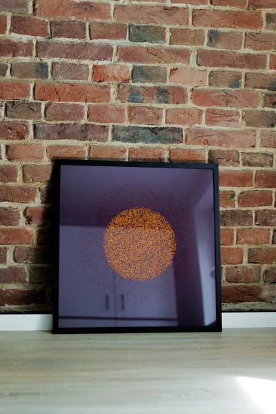 Image of Radiance 2 by Olha Hnativ, size: 60х60, made of Paper, papercutting, Papercut medium, from Lviv, priced at $1600 Photo 4 of 4.