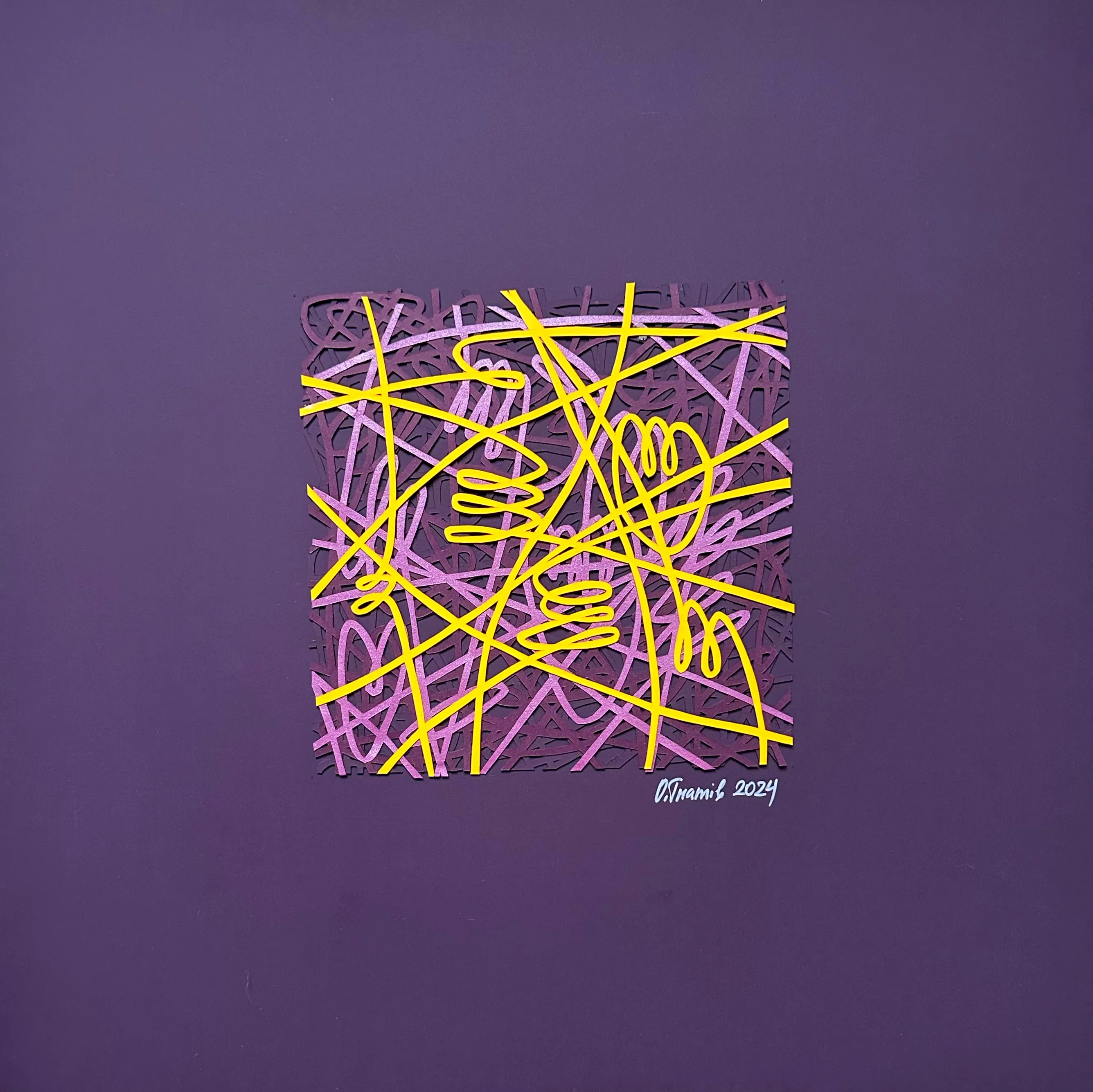 Image of Square 2 by Olha Hnativ, size: 36x35, made of Paper, papercutting, Papercut medium, from Lviv, priced at $200