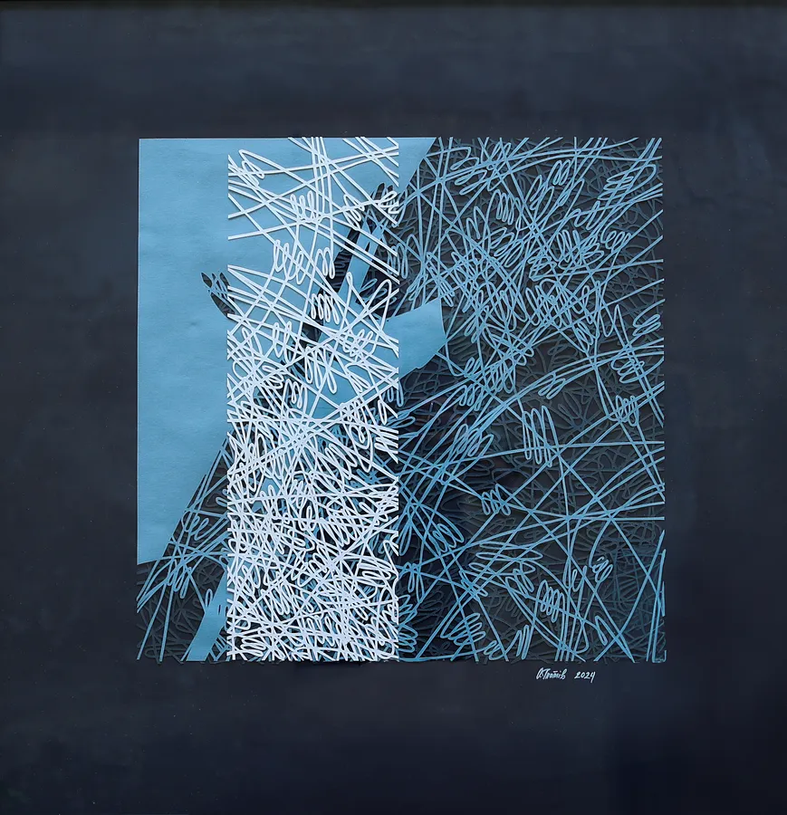 Image of Midwinter by Olha Hnativ, size: 72х72, made of Paper, papercutting, Papercut medium, from Lviv, priced at $950