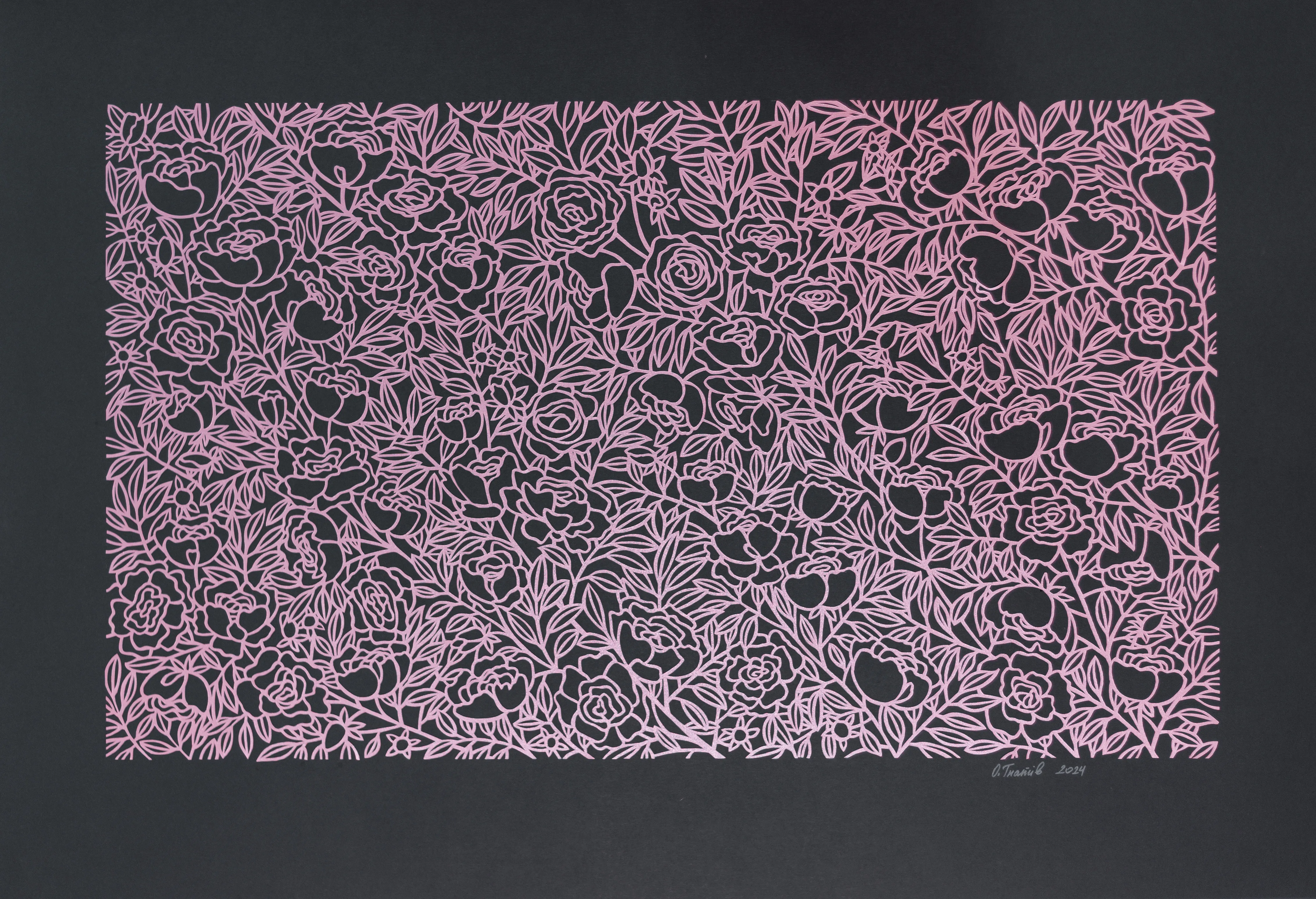 Image of Summer garden by Olha Hnativ, size: 68х98, made of Paper, papercutting, Papercut medium, from Lviv, priced at $700 Photo 1 of 4.