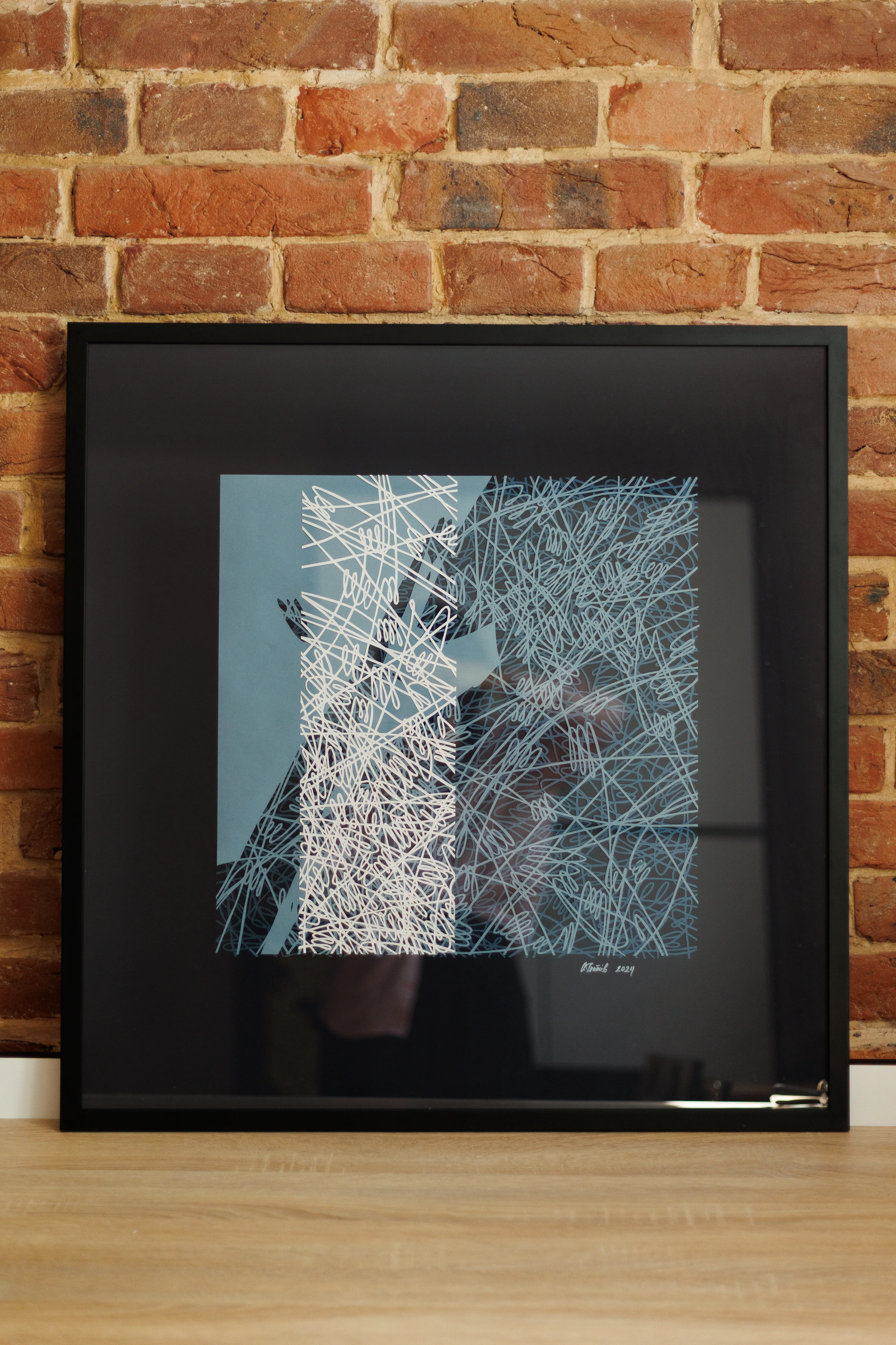 Image of Midwinter by Olha Hnativ, size: 72х72, made of Paper, papercutting, Papercut medium, from Lviv, priced at $950 Photo 2 of 4.