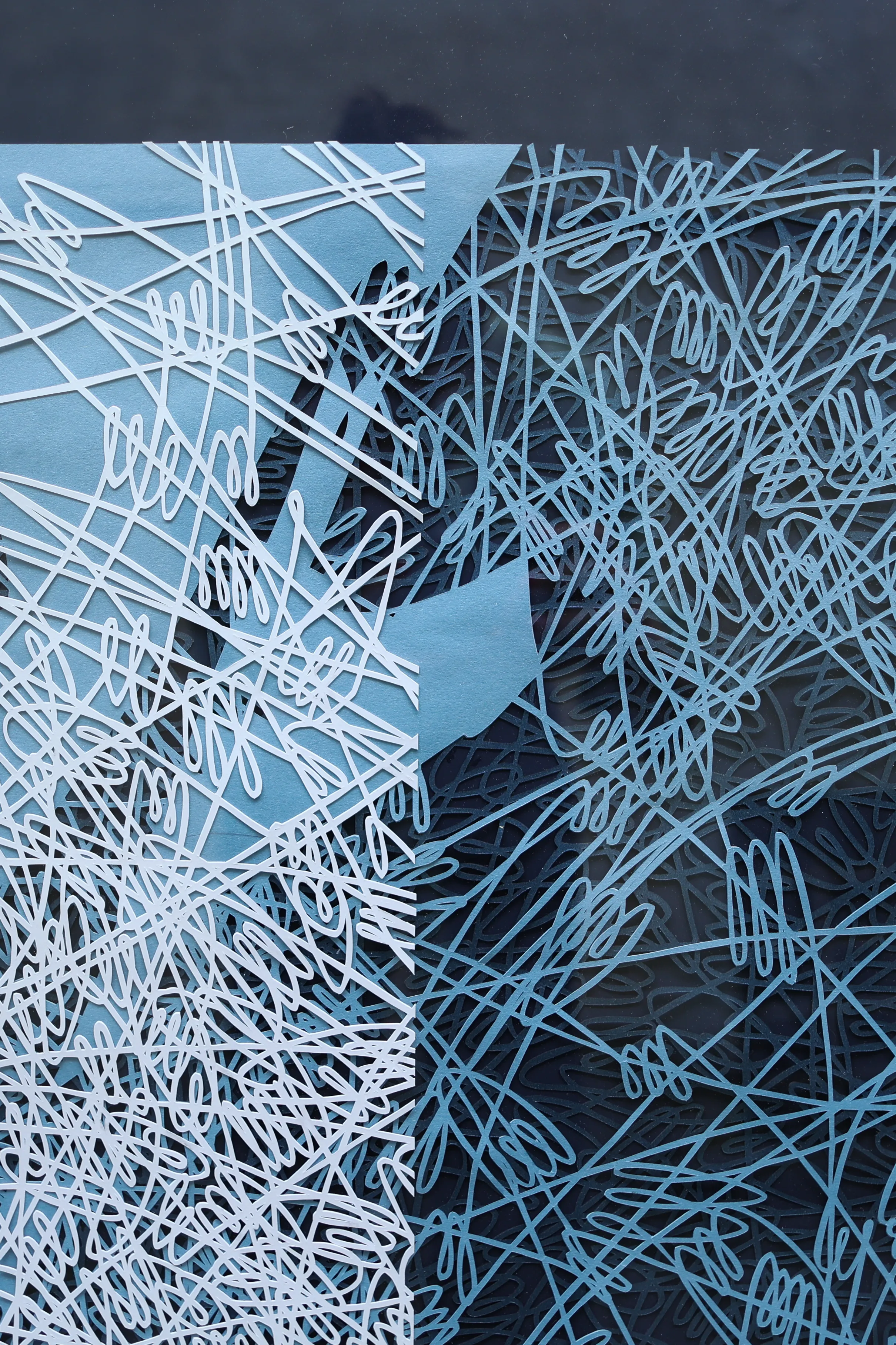 Image of Midwinter by Olha Hnativ, size: 72х72, made of Paper, papercutting, Papercut medium, from Lviv, priced at $950 Photo 3 of 4.