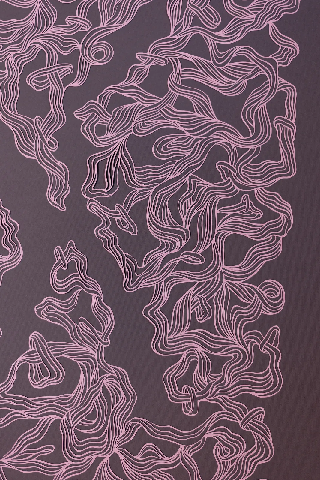 Image of Pink by Olha Hnativ, size: 80х60, made of Paper, papercutting, Papercut medium, from Lviv, priced at $700 Photo 3 of 4.