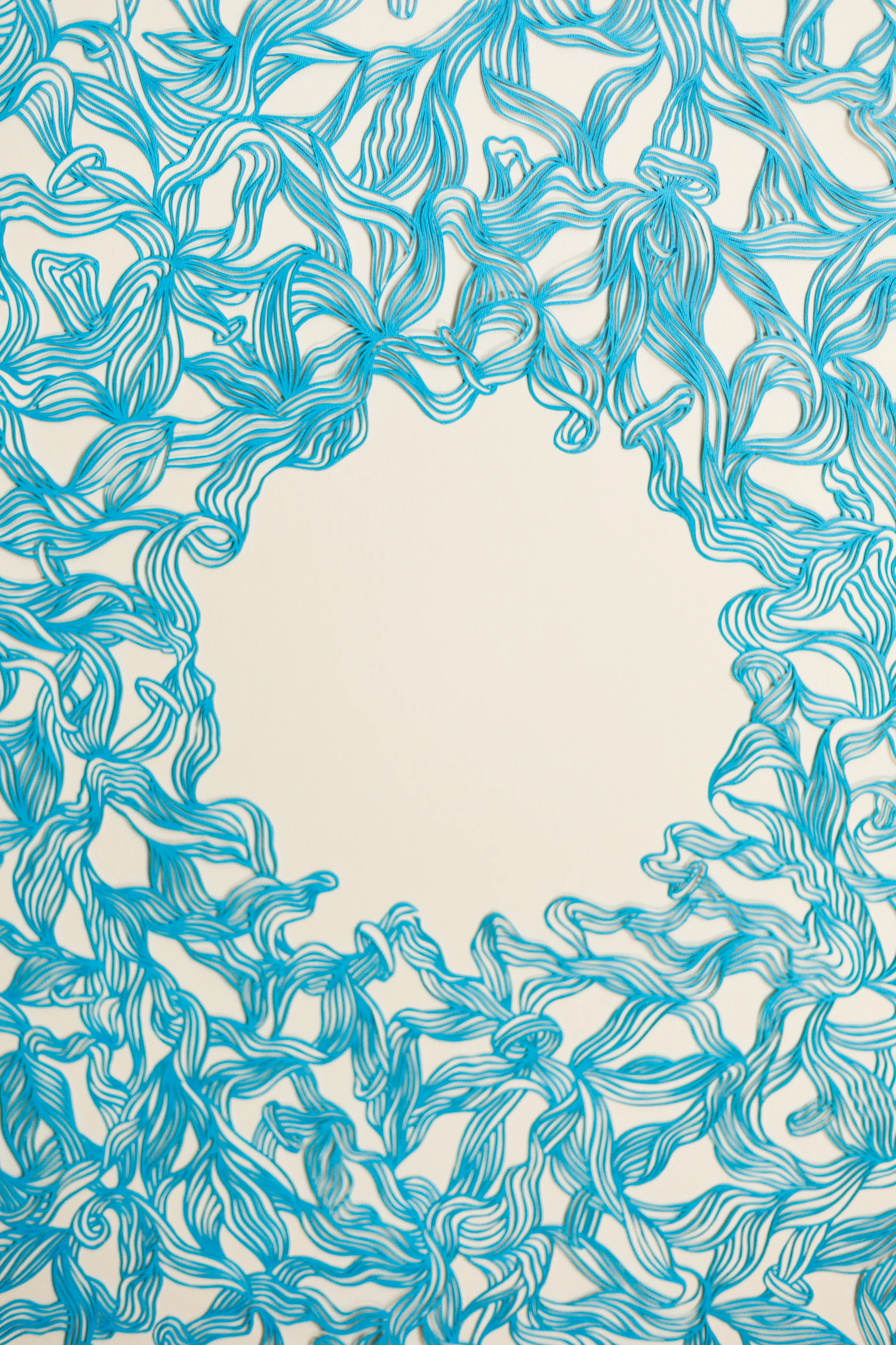 Image of Tension by Olha Hnativ, size: 90х90, made of Paper, papercutting, Papercut medium, from Lviv, priced at $800 Photo 2 of 5.