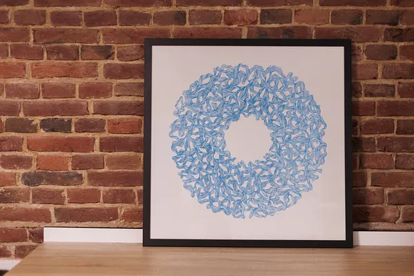 Image of Tension by Olha Hnativ, size: 90х90, made of Paper, papercutting, Papercut medium, from Lviv, priced at $800 Photo 5 of 5.