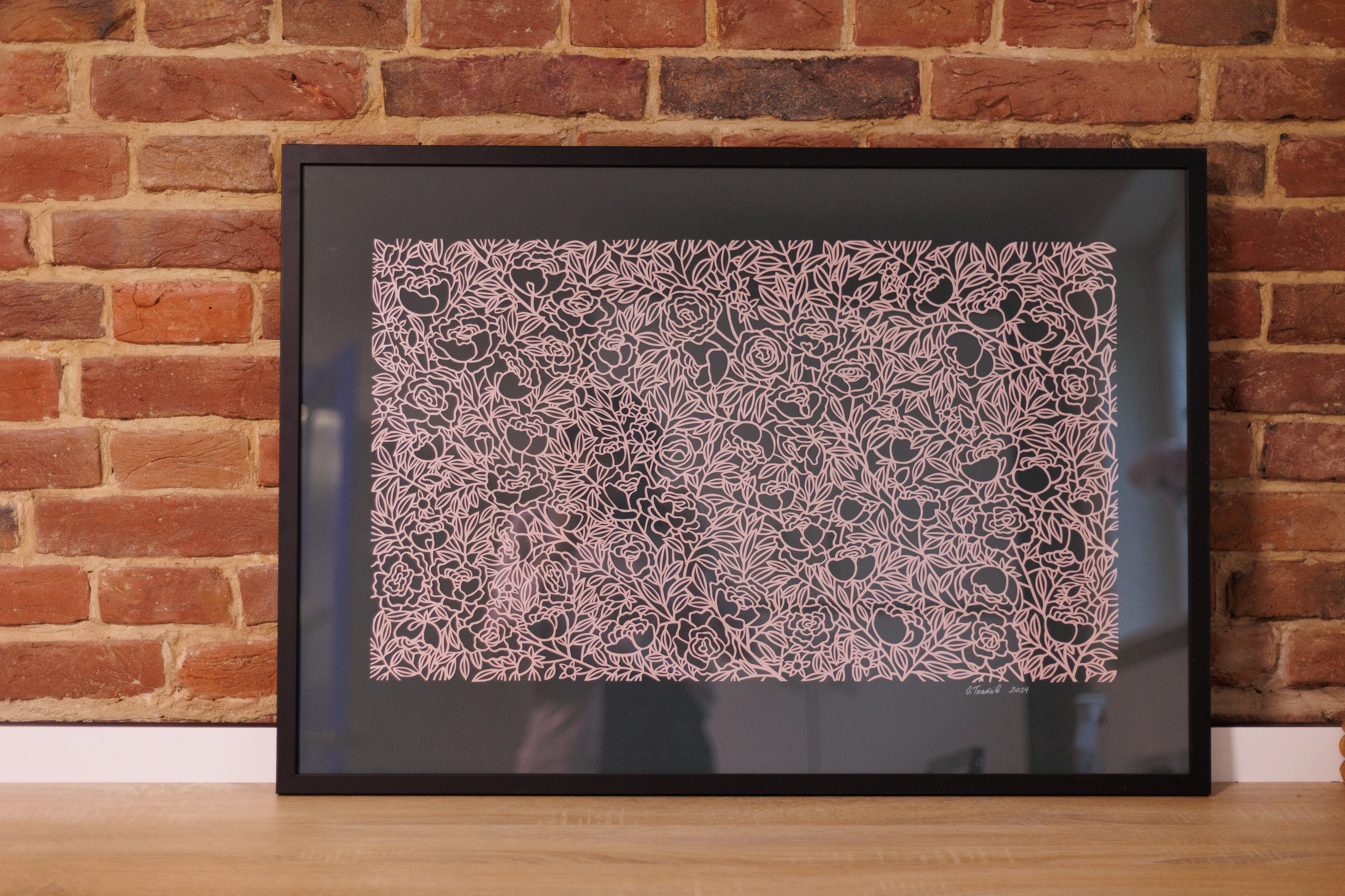 Image of Summer garden by Olha Hnativ, size: 68х98, made of Paper, papercutting, Papercut medium, from Lviv, priced at $700 Photo 4 of 4.