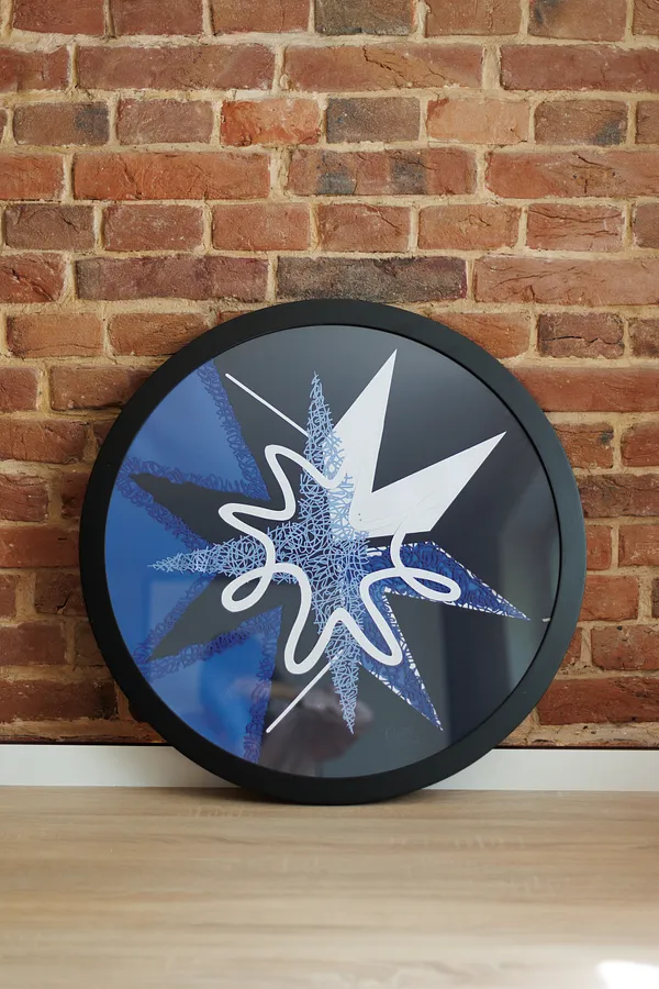 Image of Christmas Star by Olha Hnativ, size: 60х60, made of Paper, papercutting, Papercut medium, from Львів Photo 1 of 5.